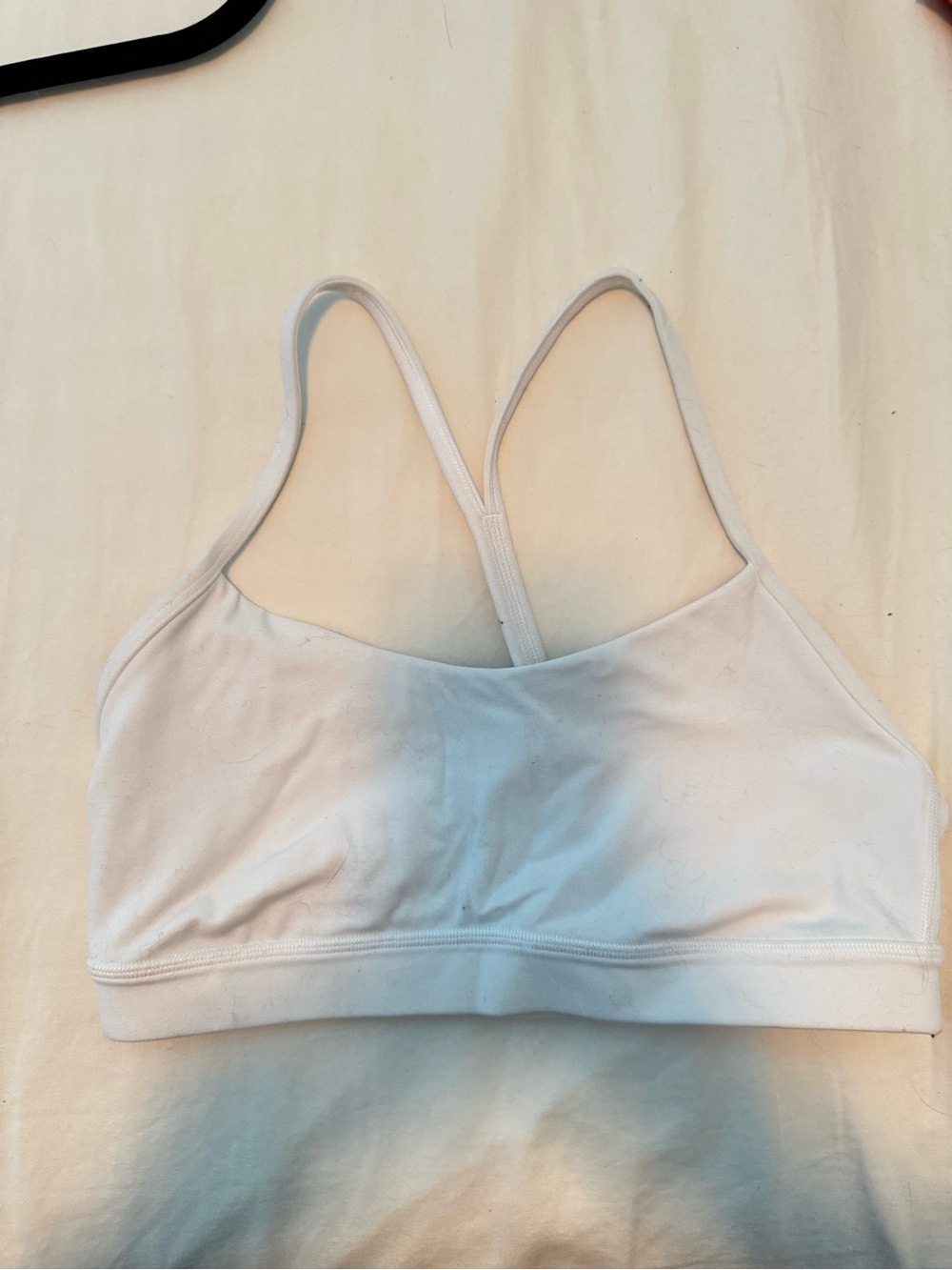 Lululemon White Racerback Thin Strap Adjustable
